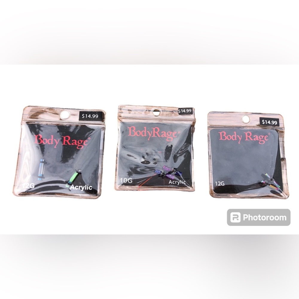 Body Rage Plugs - 3 Pair